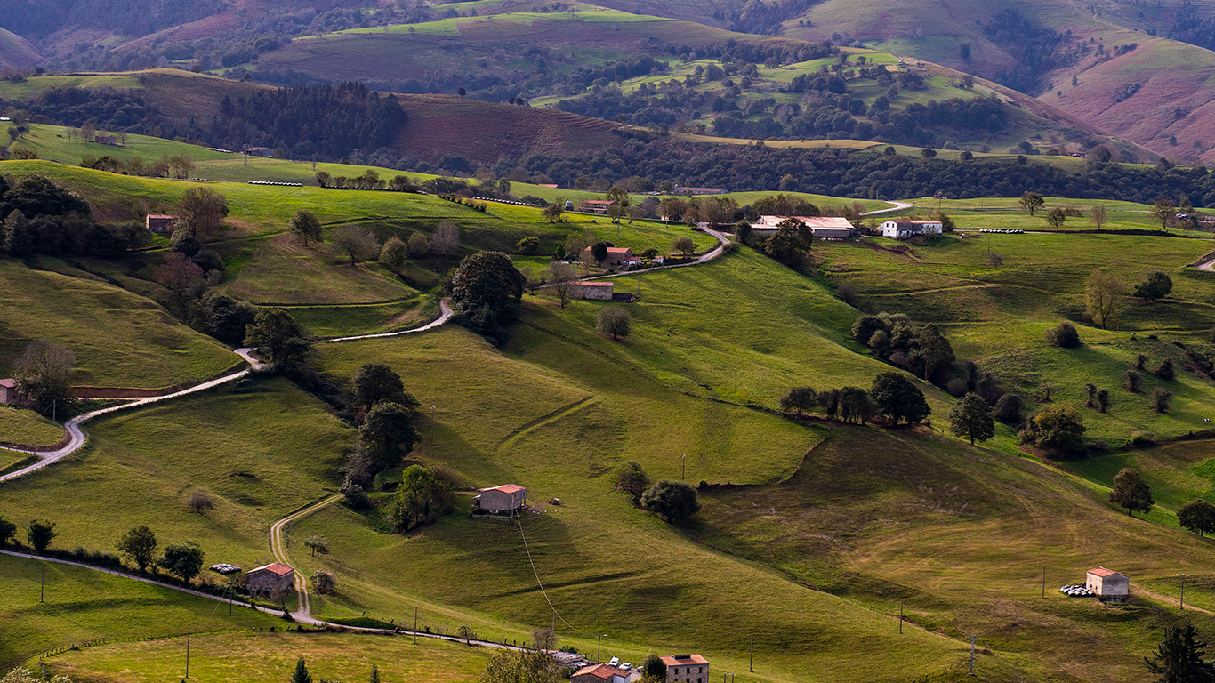 Paisaje Rural. Cantabria. España